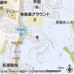 鹿児島県奄美市名瀬平田町8-2周辺の地図