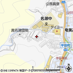 鹿児島県奄美市名瀬真名津町周辺の地図
