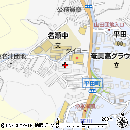 九州電力真名津アパート周辺の地図
