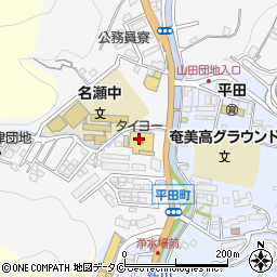 ホワイト急便　タイヨー平田営業所周辺の地図