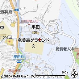 鹿児島県奄美市名瀬平田町3-7周辺の地図