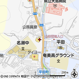 鹿児島県奄美市名瀬真名津町16周辺の地図