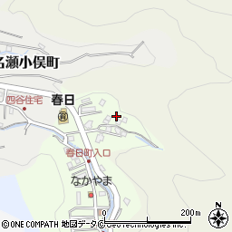 鹿児島県奄美市名瀬春日町周辺の地図