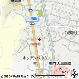 鹿児島県奄美市名瀬古田町21-5周辺の地図