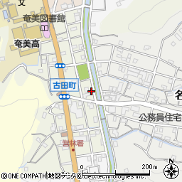 鹿児島県奄美市名瀬古田町14-14周辺の地図
