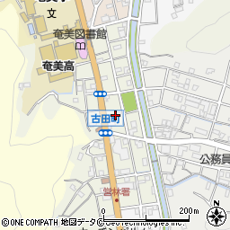 鹿児島県奄美市名瀬古田町12周辺の地図