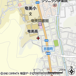 鹿児島県奄美市名瀬古田町9-7周辺の地図