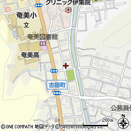 鹿児島県奄美市名瀬古田町6-14周辺の地図