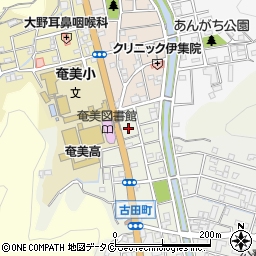 鹿児島県奄美市名瀬古田町2周辺の地図