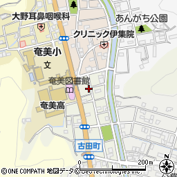 鹿児島県奄美市名瀬古田町2-20周辺の地図