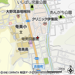 鹿児島県奄美市名瀬古田町2-5周辺の地図