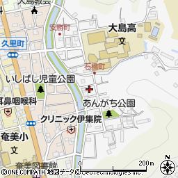 鹿児島県奄美市名瀬安勝町17-2周辺の地図
