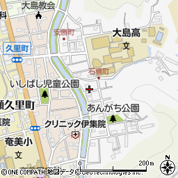 鹿児島県奄美市名瀬安勝町12-15周辺の地図