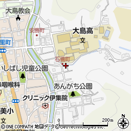 鹿児島県奄美市名瀬安勝町周辺の地図