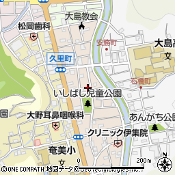 名瀬教会周辺の地図