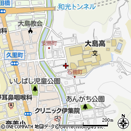 鹿児島県奄美市名瀬安勝町10-10周辺の地図
