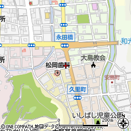 奄美大島信用金庫永田橋支店周辺の地図