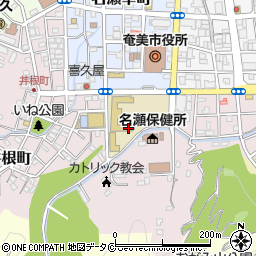 名瀬小児童クラブ周辺の地図