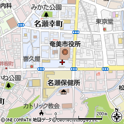 奄美市役所　水道課周辺の地図