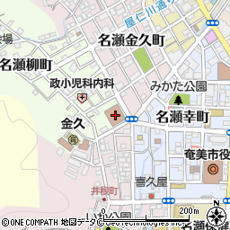 鹿児島県奄美市名瀬柳町2-1周辺の地図