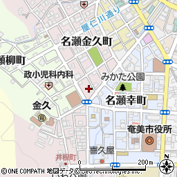 鹿児島県奄美市名瀬金久町17-16周辺の地図