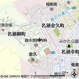 鹿児島県奄美市名瀬柳町3-14周辺の地図