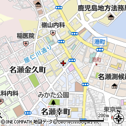 奄美大島商工会議所周辺の地図