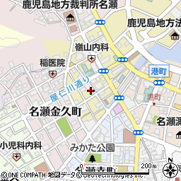 奄美市社交業組合周辺の地図