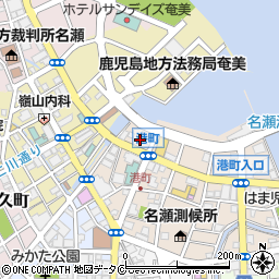 大島石油株式会社　みなと町給油所周辺の地図
