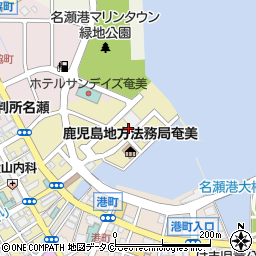鹿児島県奄美市名瀬入舟町周辺の地図