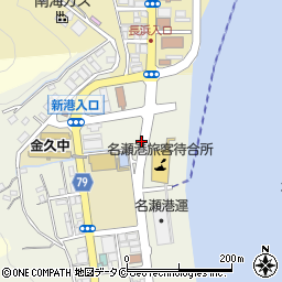 名瀬港周辺の地図