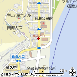 長浜入口周辺の地図