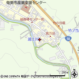 鹿児島県奄美市名瀬浦上町54周辺の地図