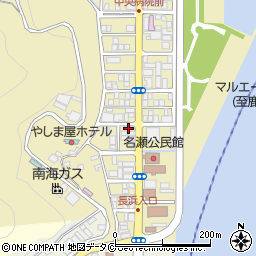 奄美信用組合長浜支店周辺の地図