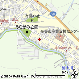 鹿児島県奄美市名瀬浦上町45周辺の地図