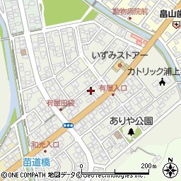鹿児島県奄美市名瀬有屋町周辺の地図