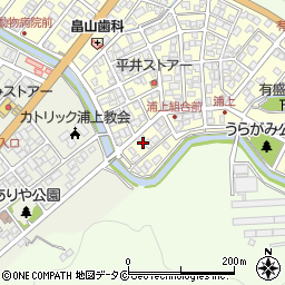 鹿児島県奄美市名瀬浦上町36周辺の地図