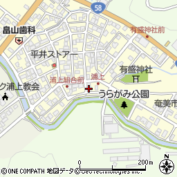 鹿児島県奄美市名瀬浦上町39-12周辺の地図
