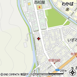 浦上郵便局周辺の地図
