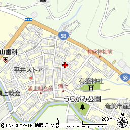 鹿児島県奄美市名瀬浦上町25-1周辺の地図