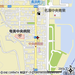 名瀬長浜簡易郵便局周辺の地図