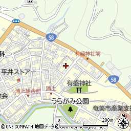 鹿児島県奄美市名瀬浦上町26周辺の地図