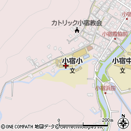 奄美市立小宿小学校周辺の地図