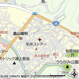 鹿児島県奄美市名瀬浦上町18周辺の地図
