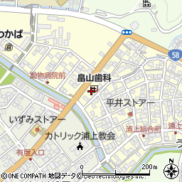 鹿児島県奄美市名瀬浦上町13周辺の地図