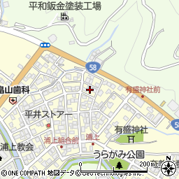 鹿児島県奄美市名瀬浦上町23周辺の地図