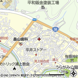 鹿児島県奄美市名瀬浦上町17-4周辺の地図