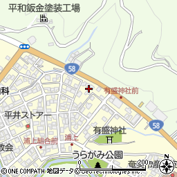 鹿児島県奄美市名瀬浦上町25周辺の地図
