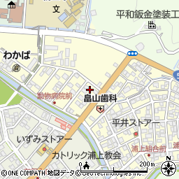 鹿児島県奄美市名瀬浦上町6-16周辺の地図