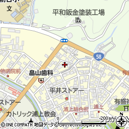 鹿児島県奄美市名瀬浦上町11-3周辺の地図